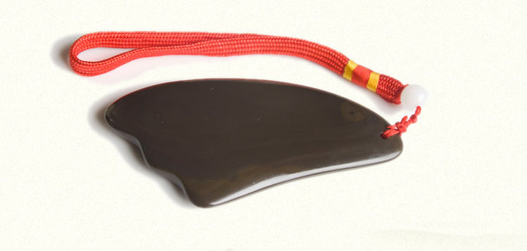 Bian Stone Dolphin Wavy Shape Scraping Board
