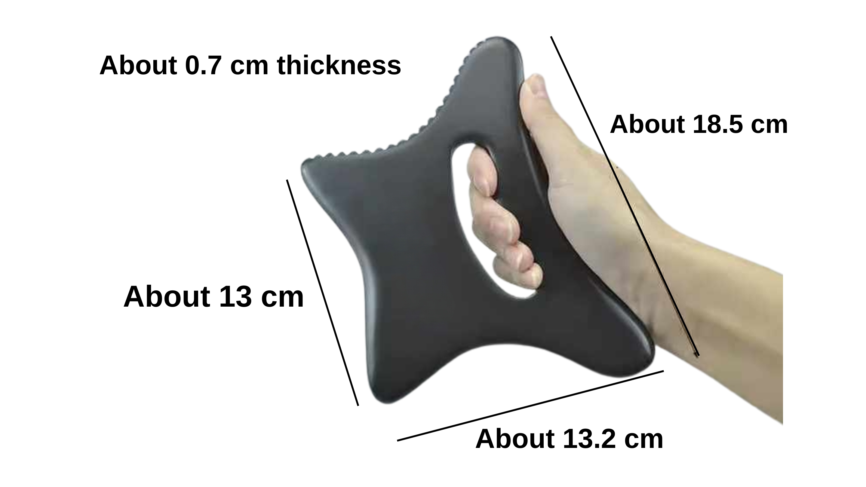 Bianstone Multipurpose Massage Scraper with Handle