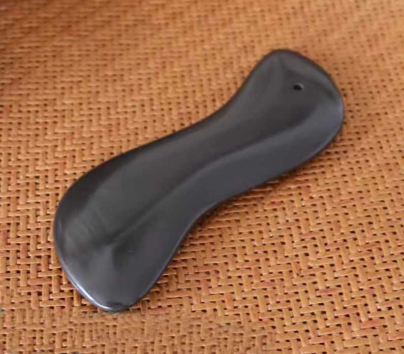 S Shape Bian Stone Facial Scraper