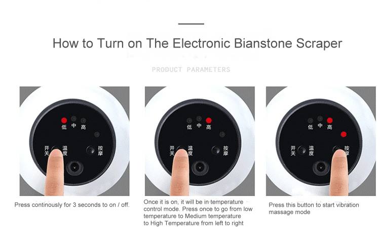 how to use the electronic bianstone scraper