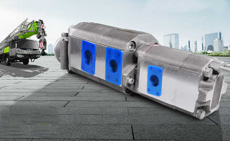 Zoomlion Quadruple gear pump for Zoomlion Crane