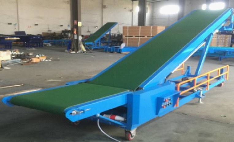 DN600 Inclined Unloading Conveyor / Vehicle Conveyor