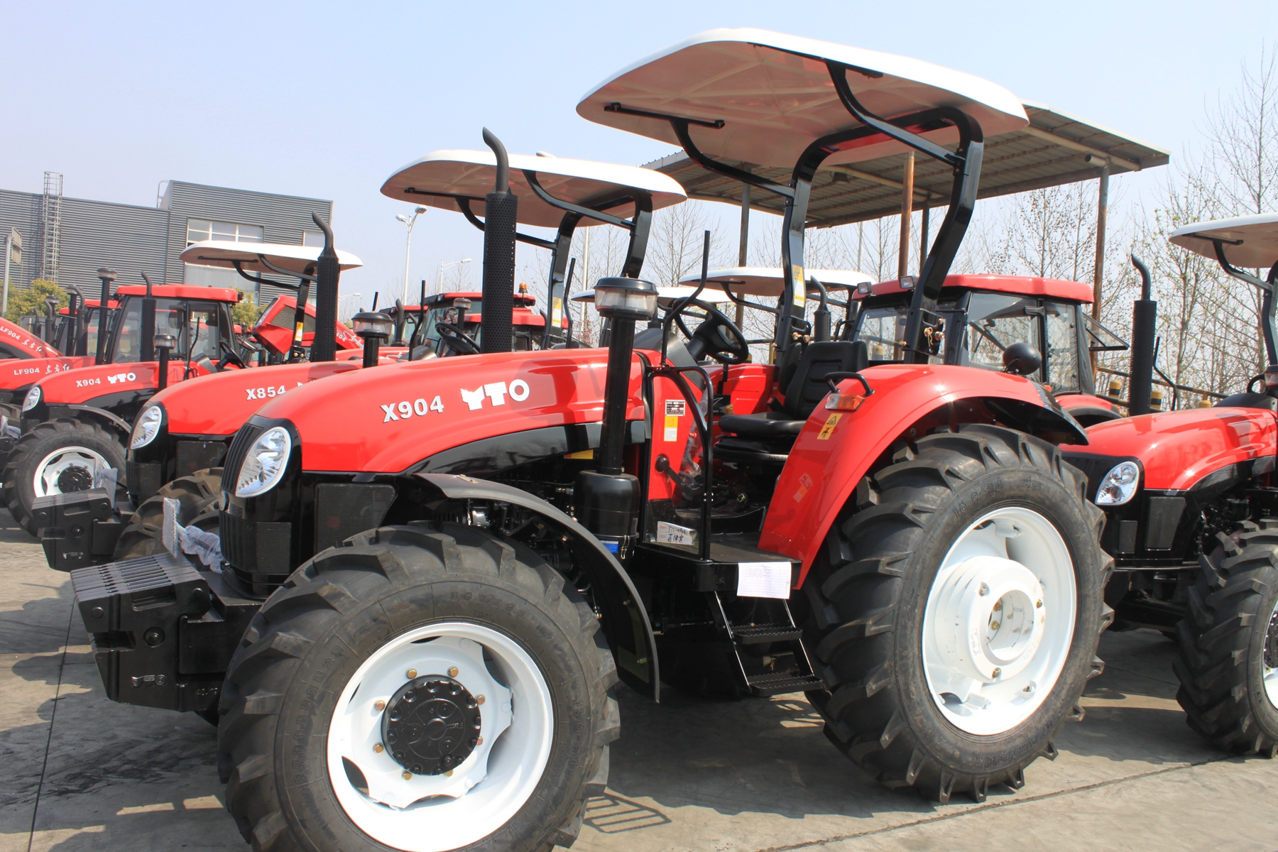 YTO Tractor X904 with Sun Roof Canopy