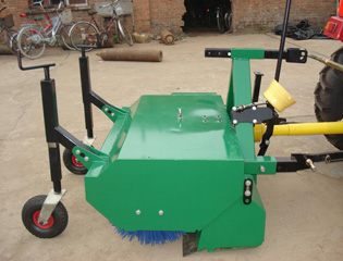 road sweeper attachment for tractor