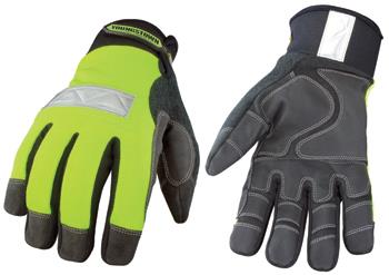 Safety-Lime-Waterproof-Winter-Glove