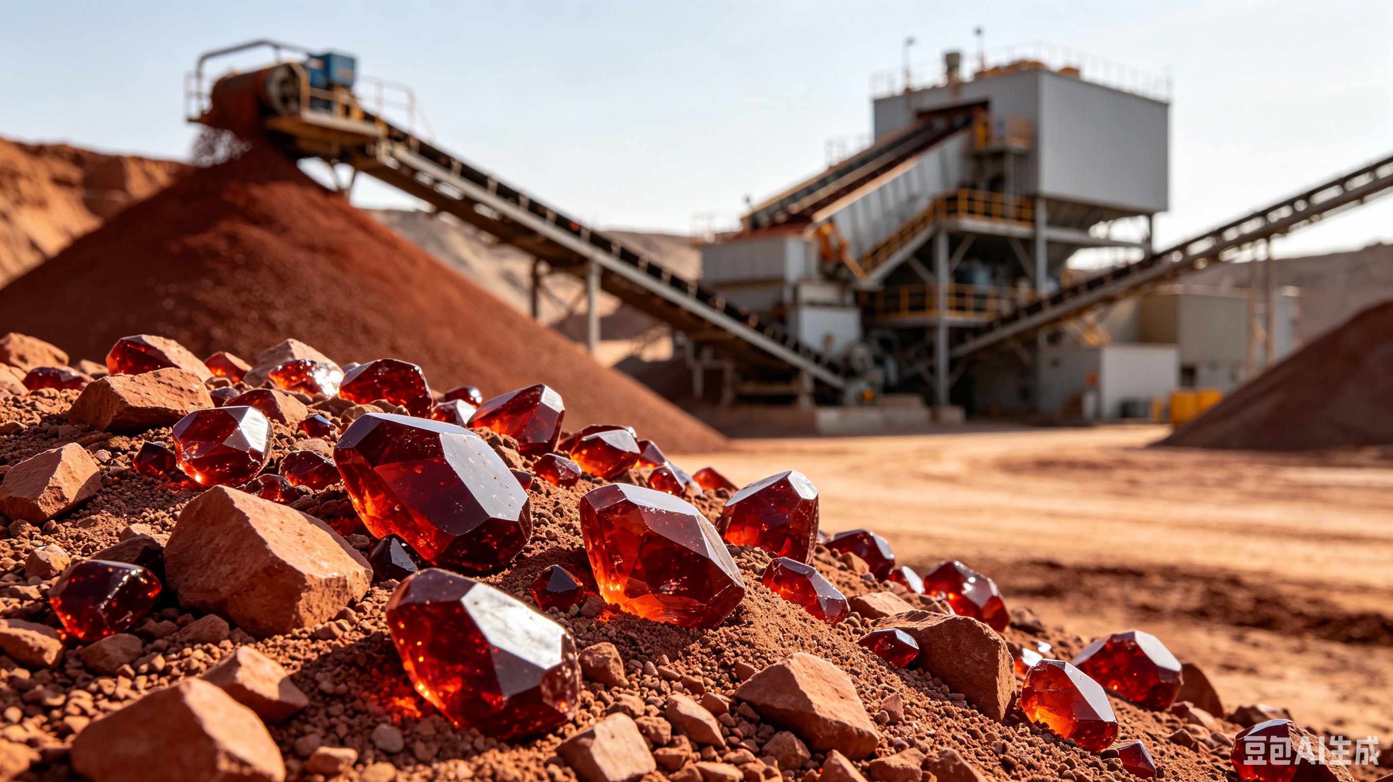 Garnet for Mining Operation