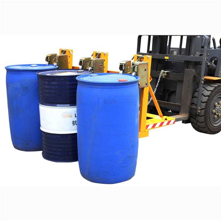 Heavy Duty Gator Grip Forklift 3 Drum Grabs Double Grip Head Type DG1080B