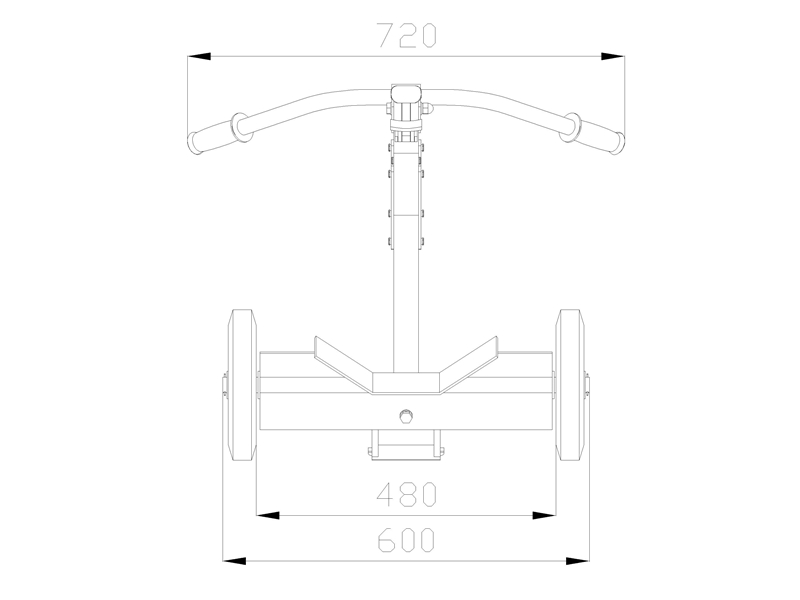 Hand Trolley For Steel And Plastic Drums DE450A