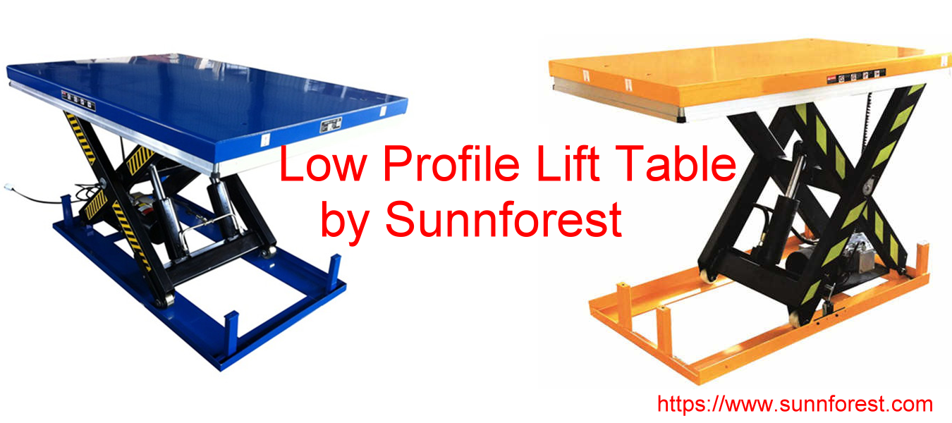 Low Profile Lift Table Banner
