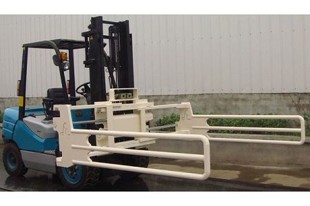 Cotton clamp attachment for forklift