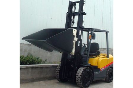 
 Hinged bucket  Attachment for Forklift