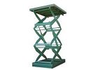 
 Stationary style hydraulic lift goods ladder